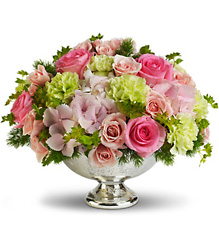 Teleflora's Garden Rhapsody Centerpiece from Carl Johnsen Florist in Beaumont, TX